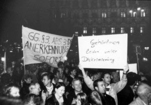 Demonstration in Hamubrg