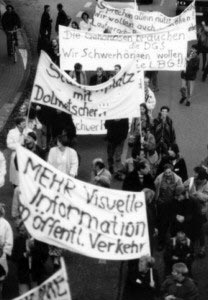 Demonstration in Hamburg