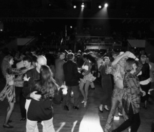Ausgelassener Tanz beim Gala-Abend